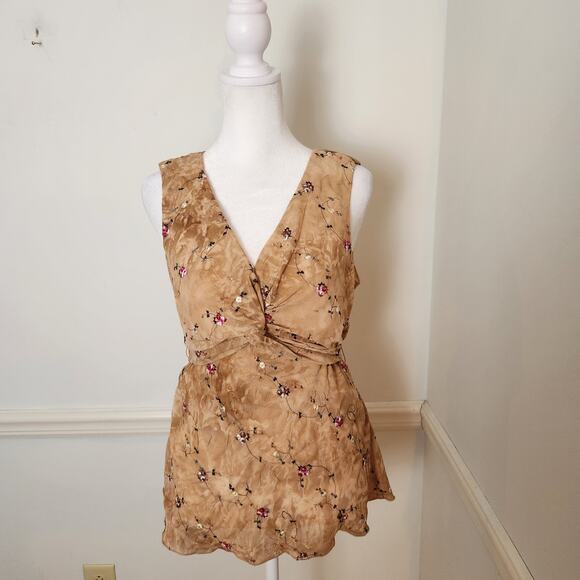 Vtg 90s Y2K B Moss Tank Top Size Medium Womens Fairy Grunge Babydoll WhimsiGoth - Picture 1 of 13